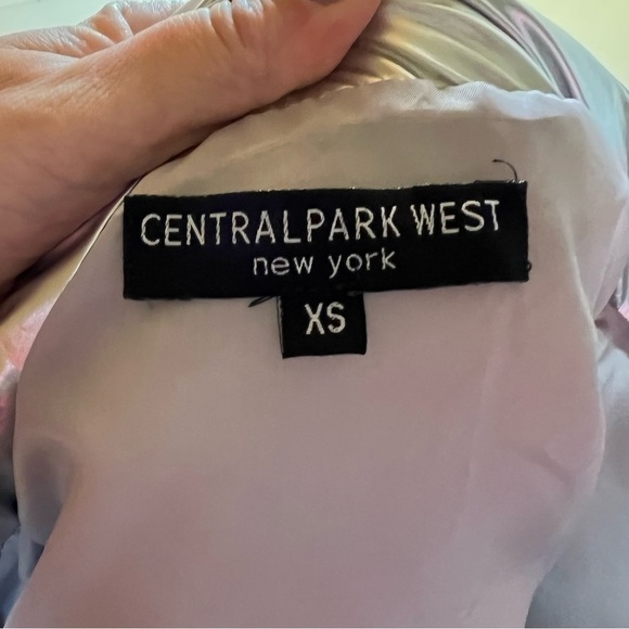 CENTRAL PARK WEST SILVER CROPPED PUFFER REVOLVE JACKET XS - Picture 6 of 12